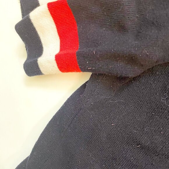 Cabi Hampton Red, White and Blue Short Sleeve Sweater, Size XL - Picture 4 of 5